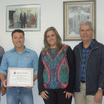 Carlos Henrique Amaral e o diretor administrativo do Demlurb, Marcel Fernandes Lima, Marcelo Detoni, delegada regional Patrícia Ribeiro, empresário Manoel Teixeira Lopes, Márcia Aquino e o vereador Rodrigo Mattos